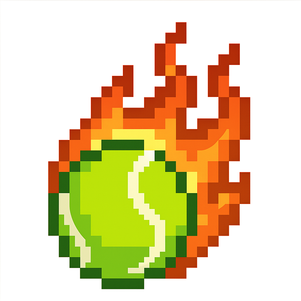 Burn Tennis Ball